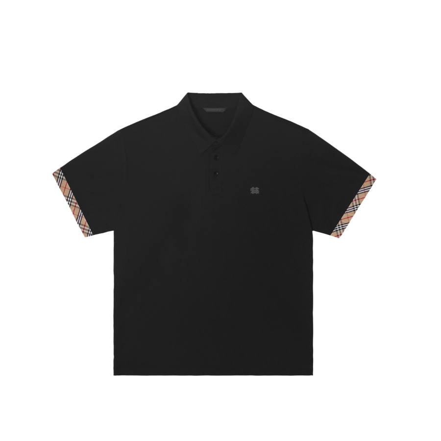 KOLON SPORT Polo Shirts Men's Black/Blk Polo Collar Moderate Other