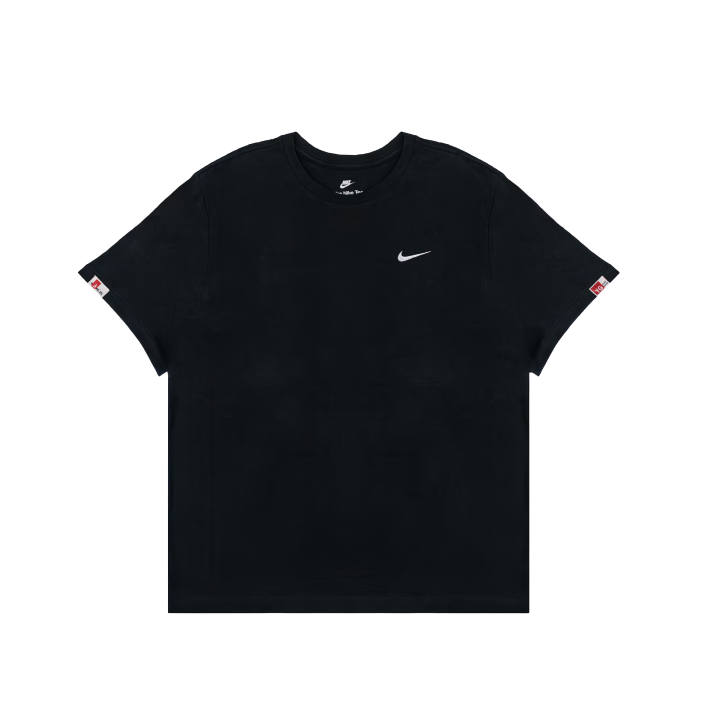 Nike Nike Sportswear T Shirts Men's Black Crew Neck Moderate Straight Fit