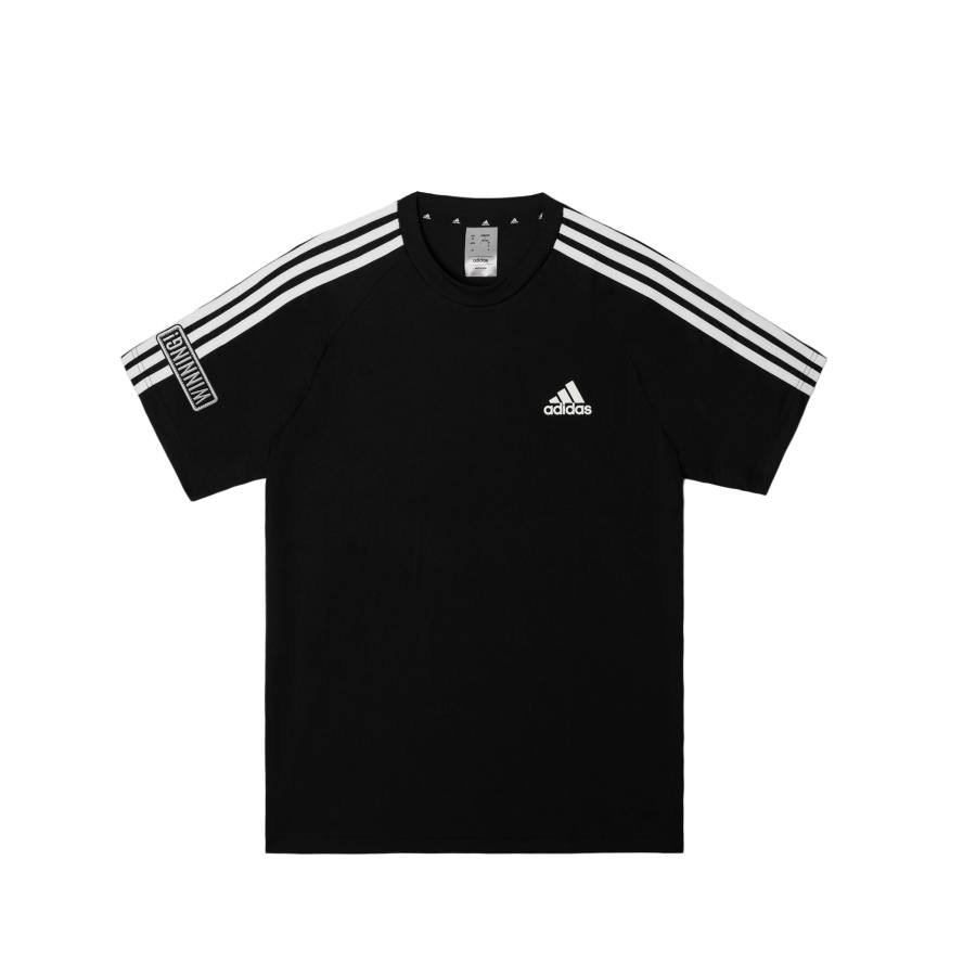 Adidas Adidas Football T Shirts Men's Black Crew Neck Moderate