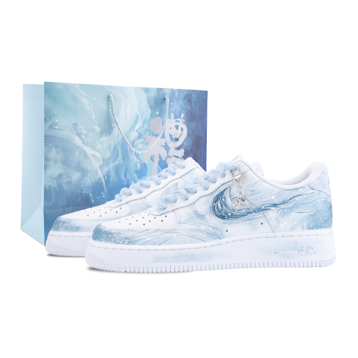 Nike Nike Air Force 1 Skateboard Shoes Unisex Low Top White/Blue