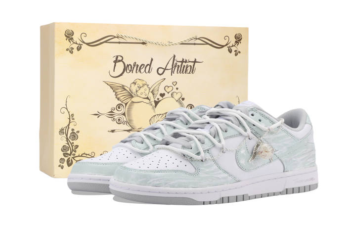 Nike Nike Dunk Skateboard Shoes Unisex Low Top White/Green