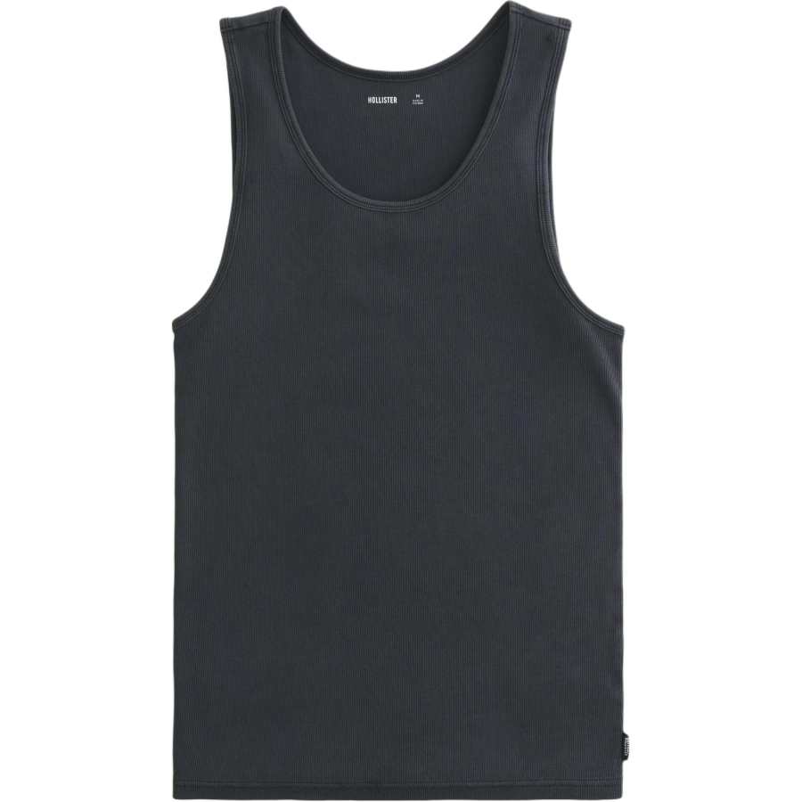 Hollister/ Tank Tops Men's Black Crew Neck Moderate