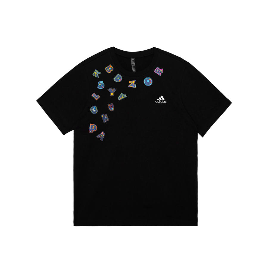 Adidas Adidas MUST HAVES T Shirts Unisex Black Crew Neck Moderate Straight Fit