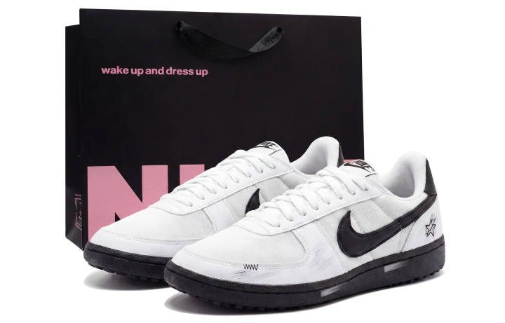 Nike Nike Field General Skateboard Shoes Men's Low Top White/Black/Gray