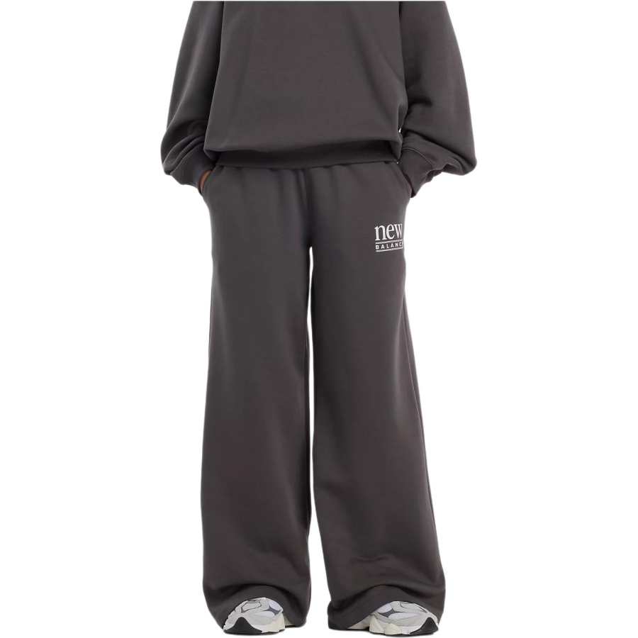 New Balance New Balance Fleece Pants Women's Black Moderate Wide Leg Pants