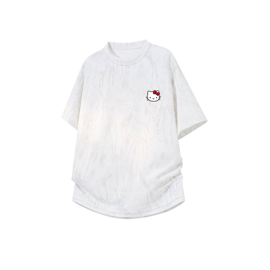 Sanrio Hello Kitty T Shirts Unisex Crew Neck Moderate Straight Fit