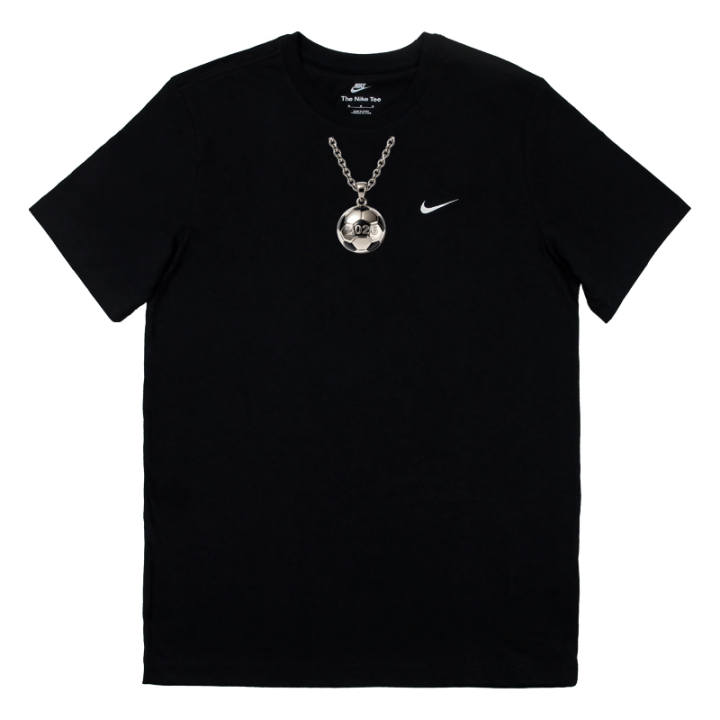 Nike Nike Sportswear T Shirts Unisex Black Crew Neck Moderate Straight Fit