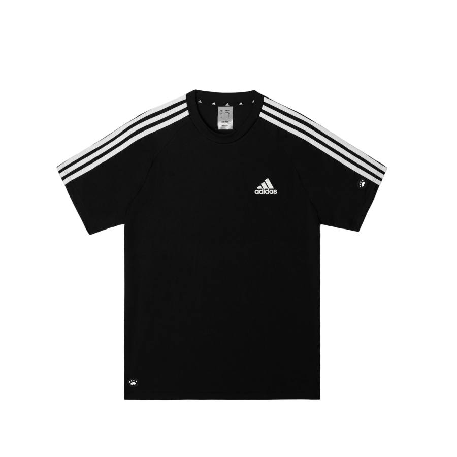 Adidas Adidas Football T Shirts Men's Black Crew Neck Moderate