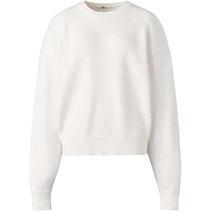 UNIQLO C Collection Knitwear Unisex Ivory Crew Neck Moderate