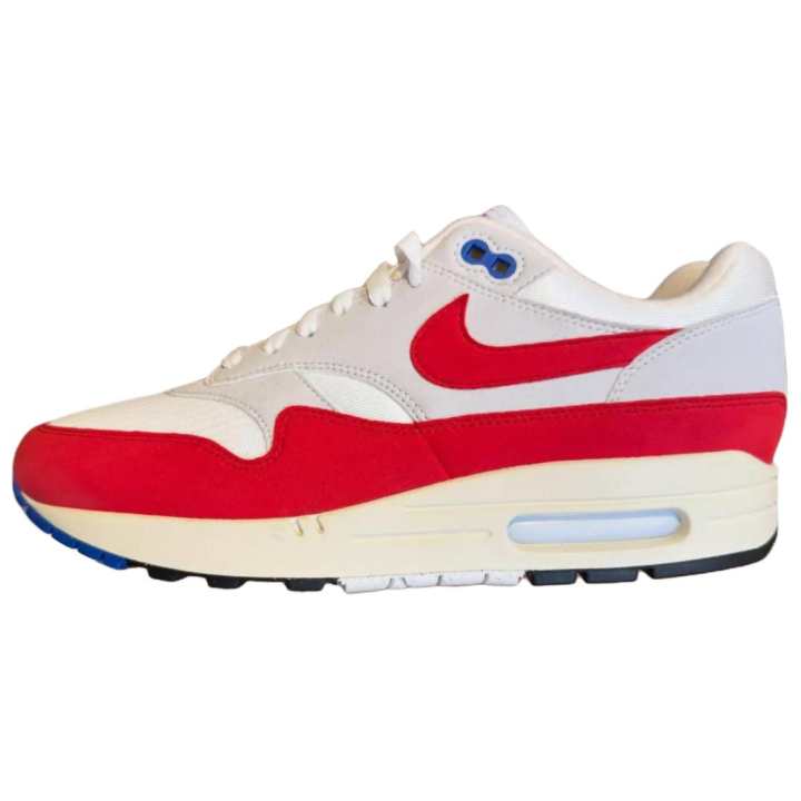 Nike Nike Air Max 1 Running Shoes Unisex Low Top Red