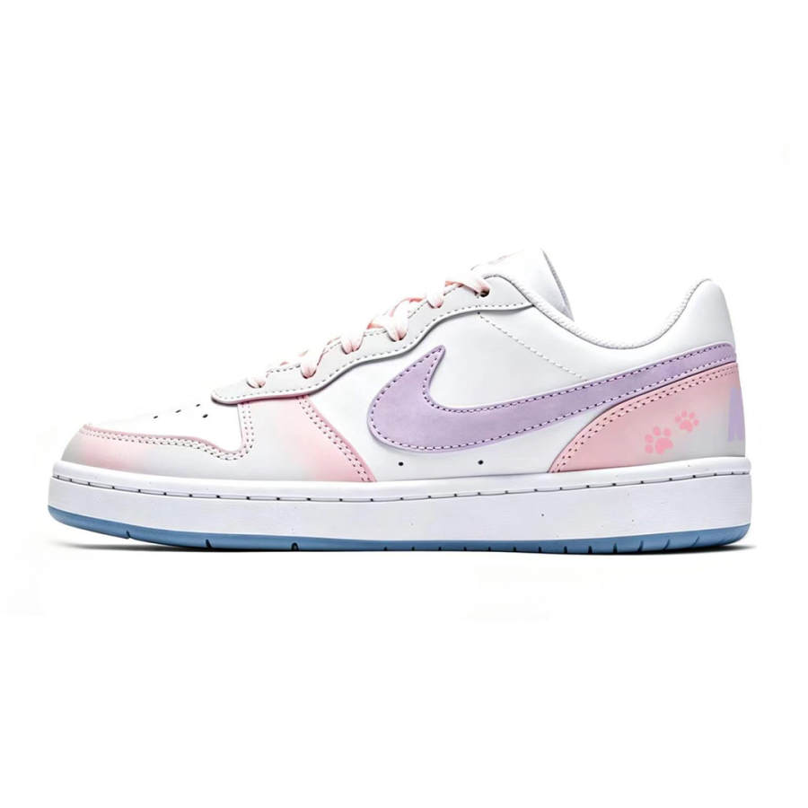 Nike Nike Court Borough Skateboard Shoes Women's Low Top White Purple