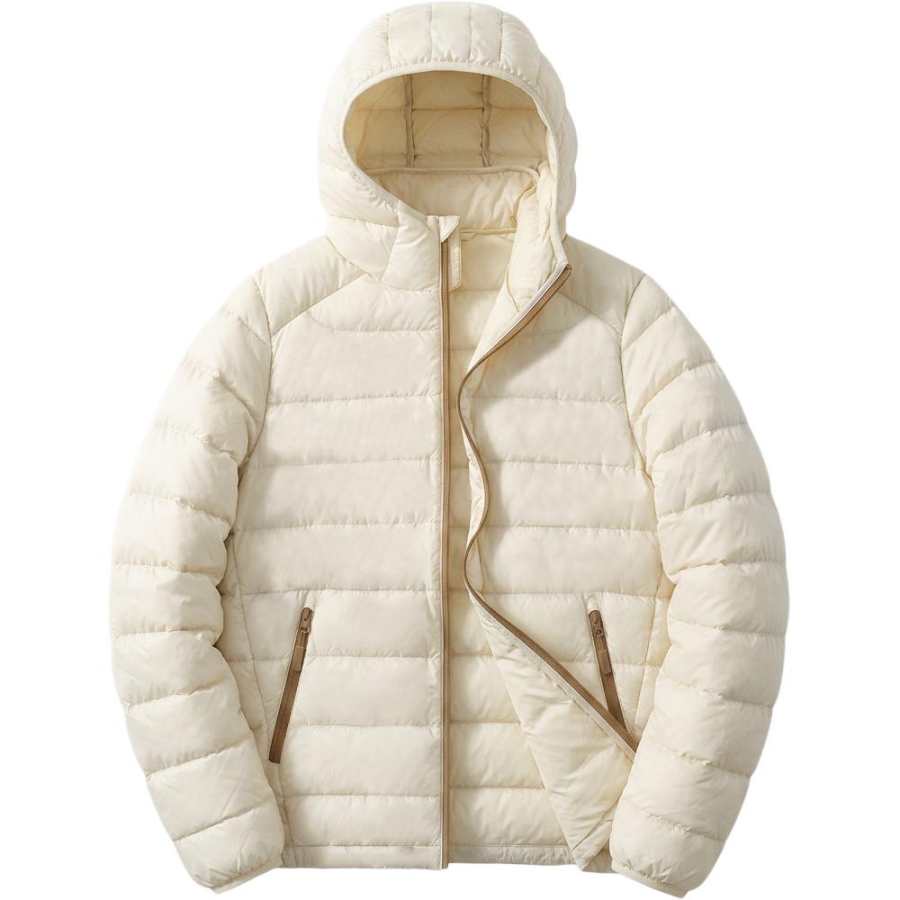 YALU Down Jackets Women's Hooded Non Detachable