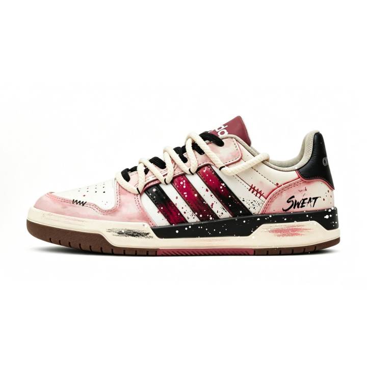 Adidas Adidas ENTRAP Skateboard Shoes Unisex Low Top Black/Red