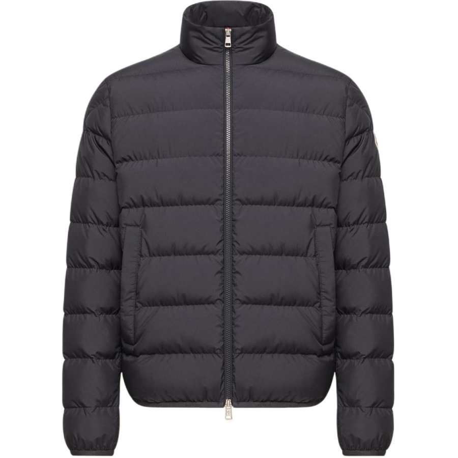 Moncler Moncler Down Jackets Men's Marine Blue Stand Collar Moderate