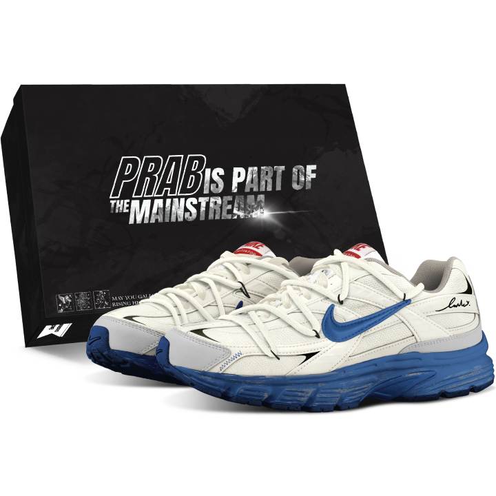 Nike Nike Initiator Running Shoes Unisex Low Top Beige/Blue