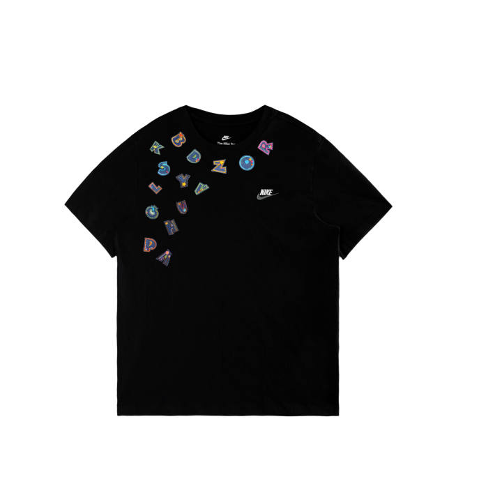 Nike Nike Sportswear T Shirts Men's Black/White/Dark Gray Crew Neck Moderate