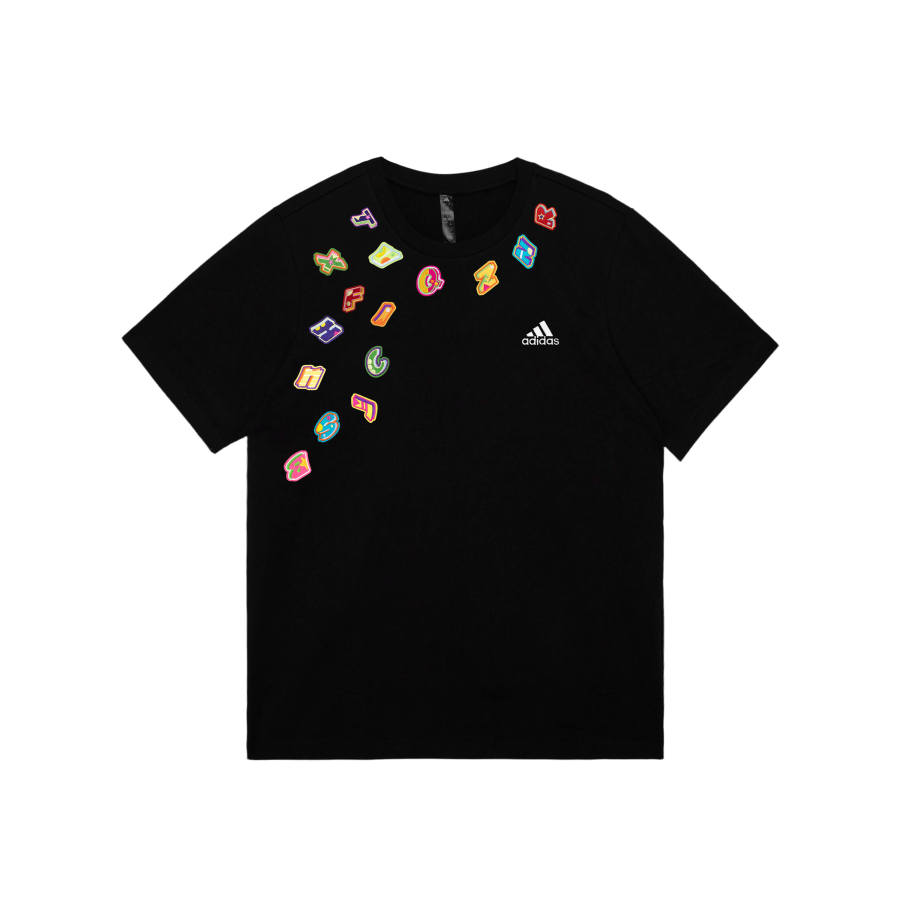 Adidas Adidas MUST HAVES T Shirts Unisex Black Crew Neck Moderate Straight Fit