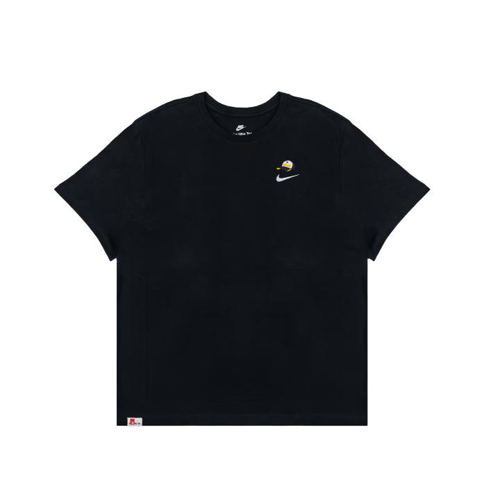Nike Nike Sportswear T Shirts Men's Black Crew Neck Moderate Straight Fit