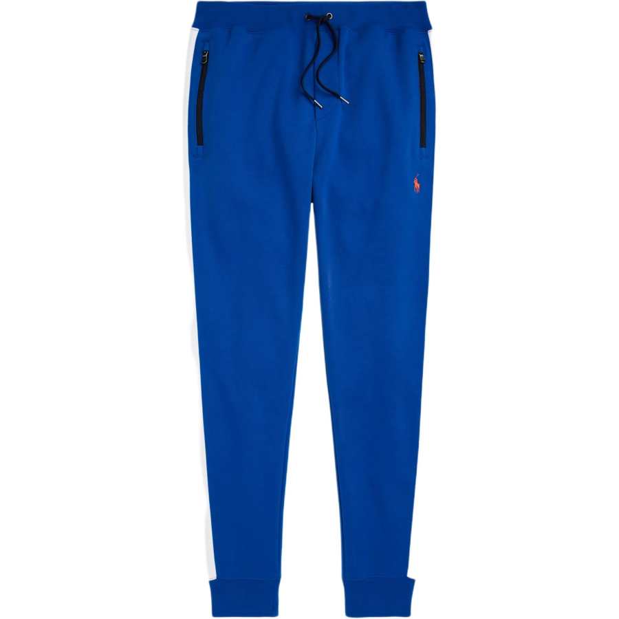 Polo Ralph Lauren Knitted Sweatpants Men's Blue Moderate Cuffed Pants