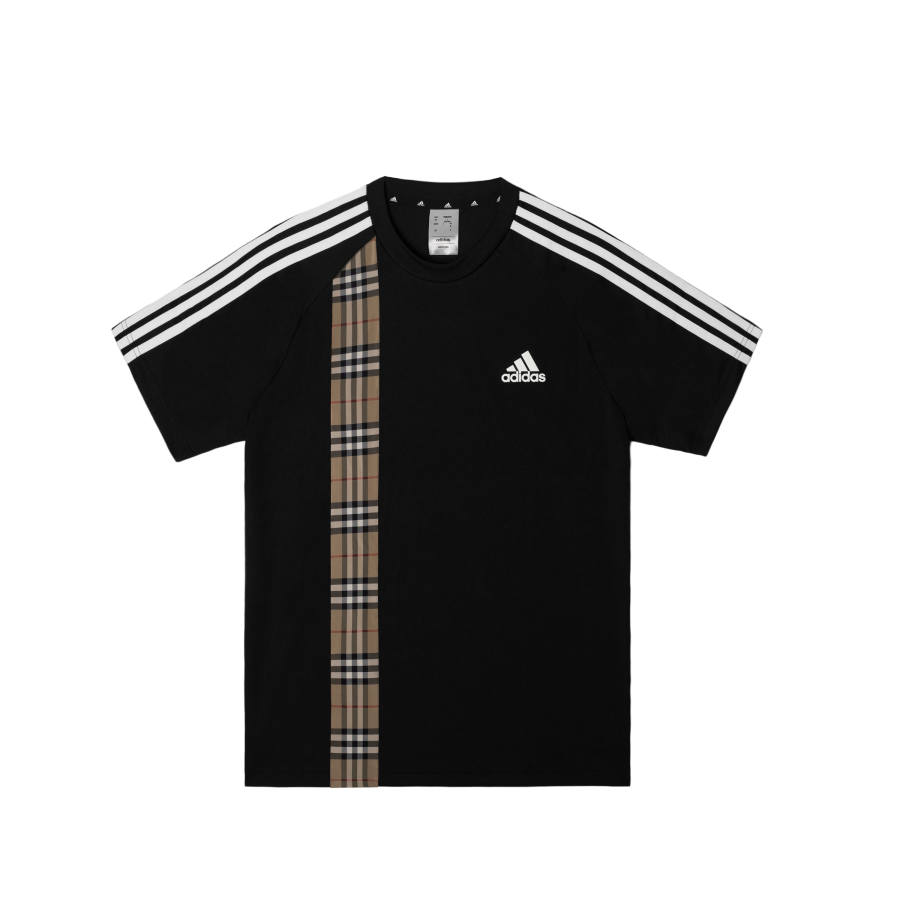 Adidas Adidas Football T Shirts Men's Black Crew Neck Moderate