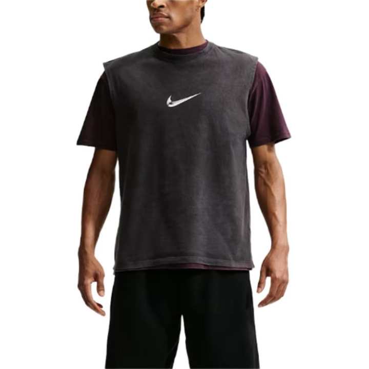 Nike Nike Tank Tops Men's Black White Crew Neck Moderate Other