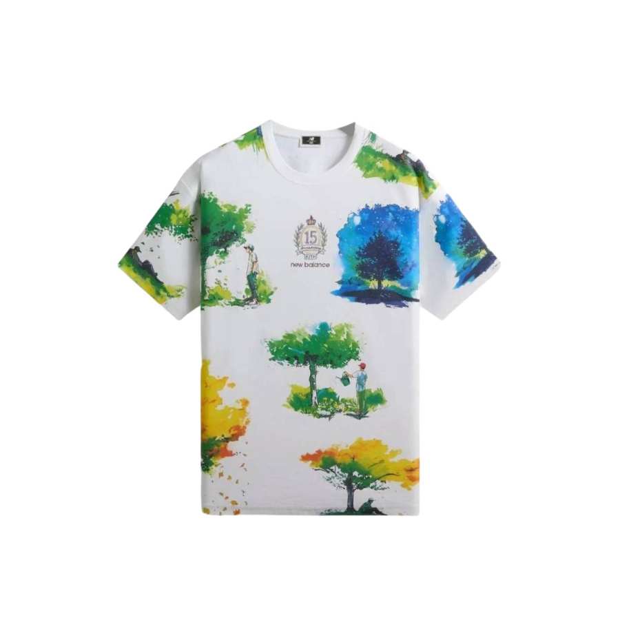 KITH X New Balance T Shirts Men's White Crew Neck