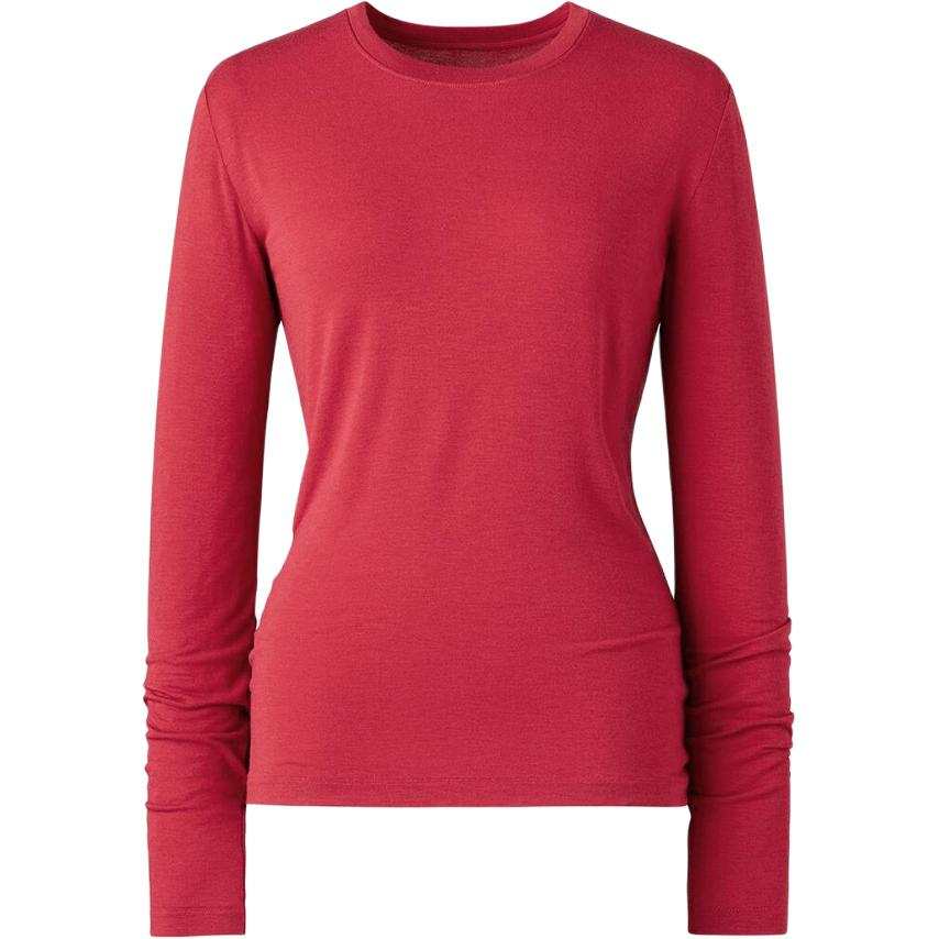UNIQLO C Collection T Shirts Women's Coral Red Crew Neck