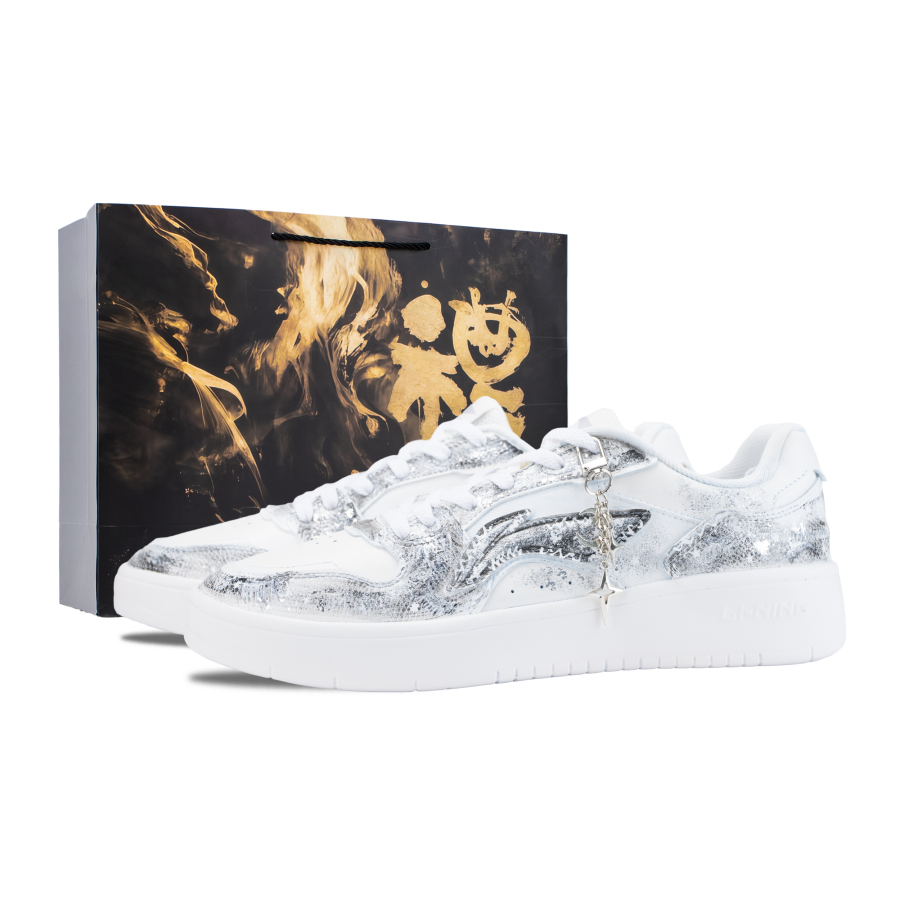 Li-Ning Li Ning Floating Boat Skateboard Shoes Unisex Low Top White/Gray