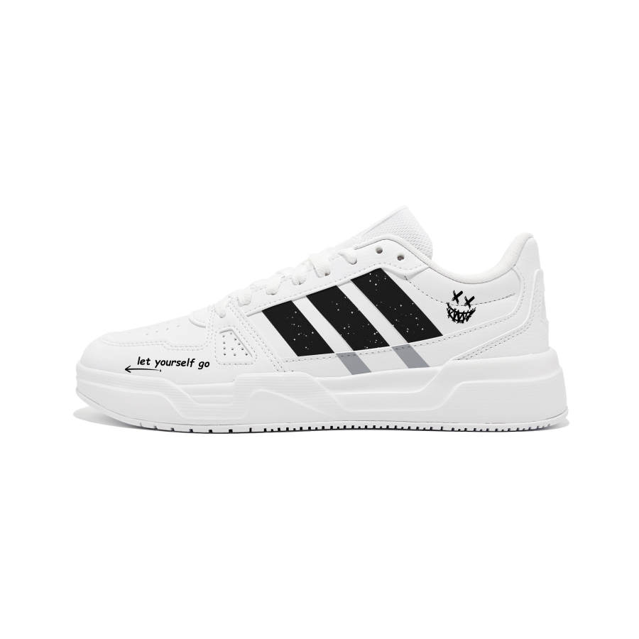 Adidas Adidas LITE BALLER Skateboard Shoes Unisex Low Top Black White Gray Color Block