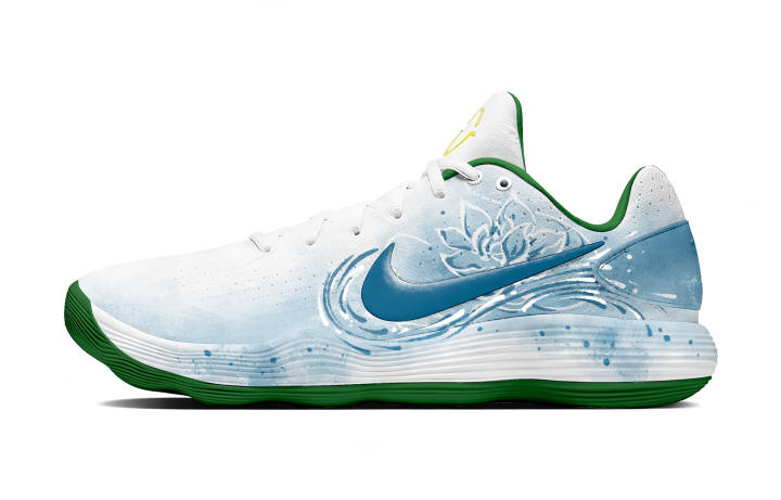 Nike Nike Hyperdunk 2017 Basketball Shoes Men's Low Top Light Blue/White
