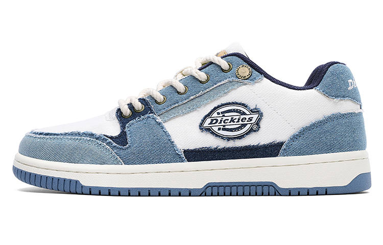 Dickies Abrasion Resistant Slip Resistant Low top Skateboard Shoes Unisex Light Blue