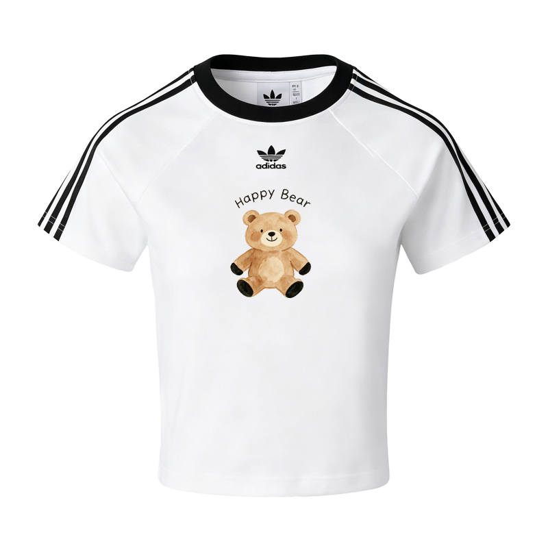 Adidas Originals T Shirts Women's White Crew Neck