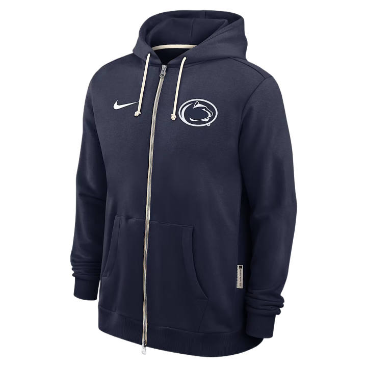 Nike Nike Dri Fit College Sweatshirts Men's Marine Hooded Non Detachable Moderate