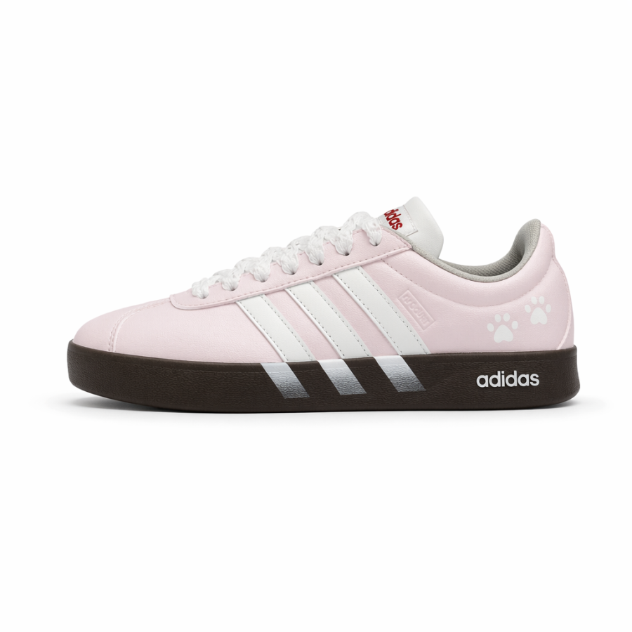 Adidas Adidas VL COURT 2.0 German Army Trainers Unisex Low Top Pink