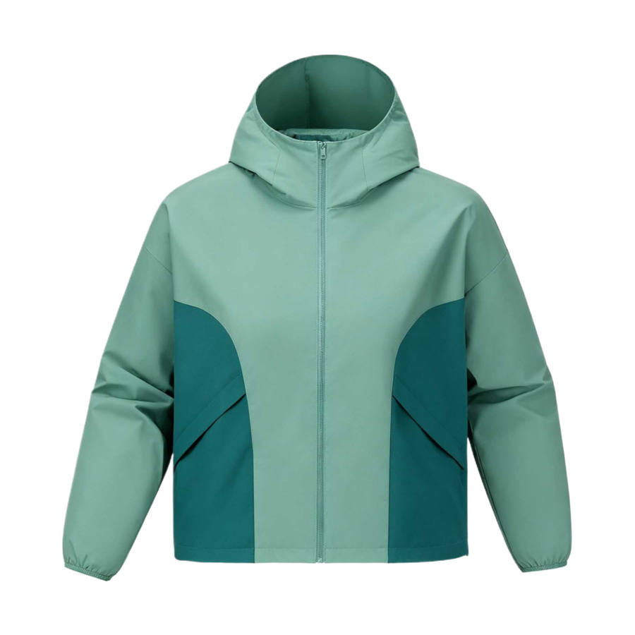 Skechers Jackets Women's Light Blue Cyan 05KG Hooded Non Detachable Moderate