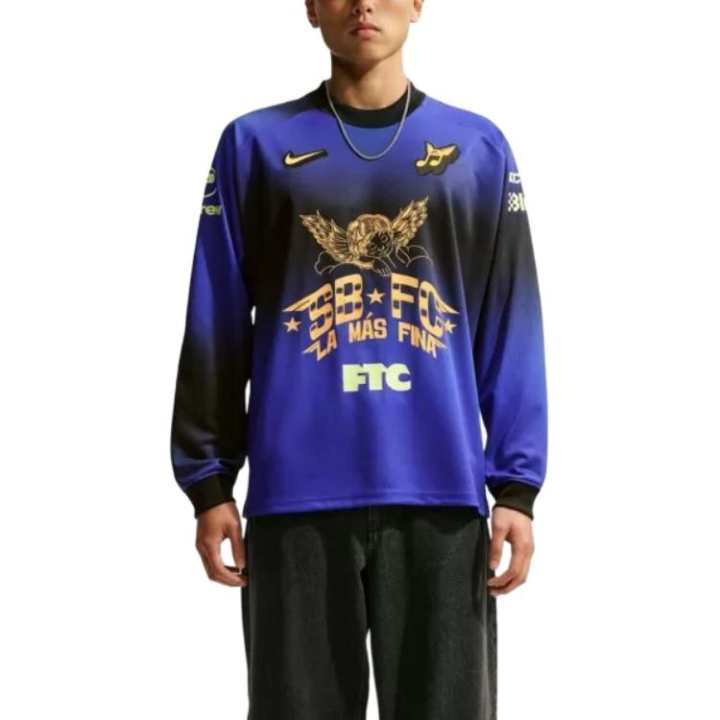 Nike Nike SB Soccer Jerseys Unisex Blue Purple Crew Neck