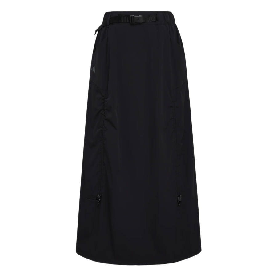 Adidas Adidas XPLORIC Casual Long Skirts Women's Black Moderate Long Skirt