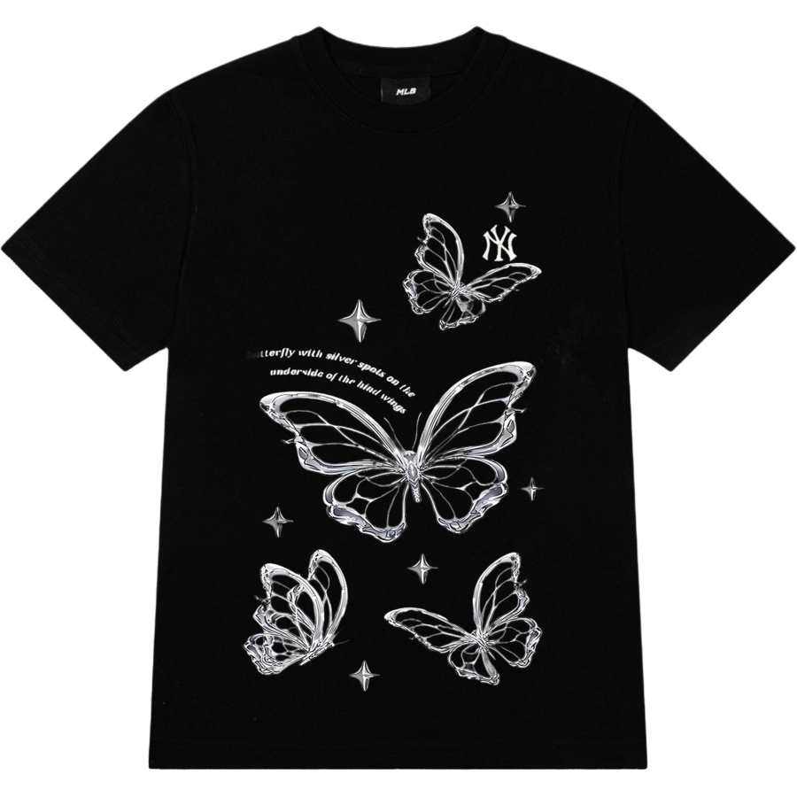 MLB New York Yankees T Shirts Unisex Black Crew Neck