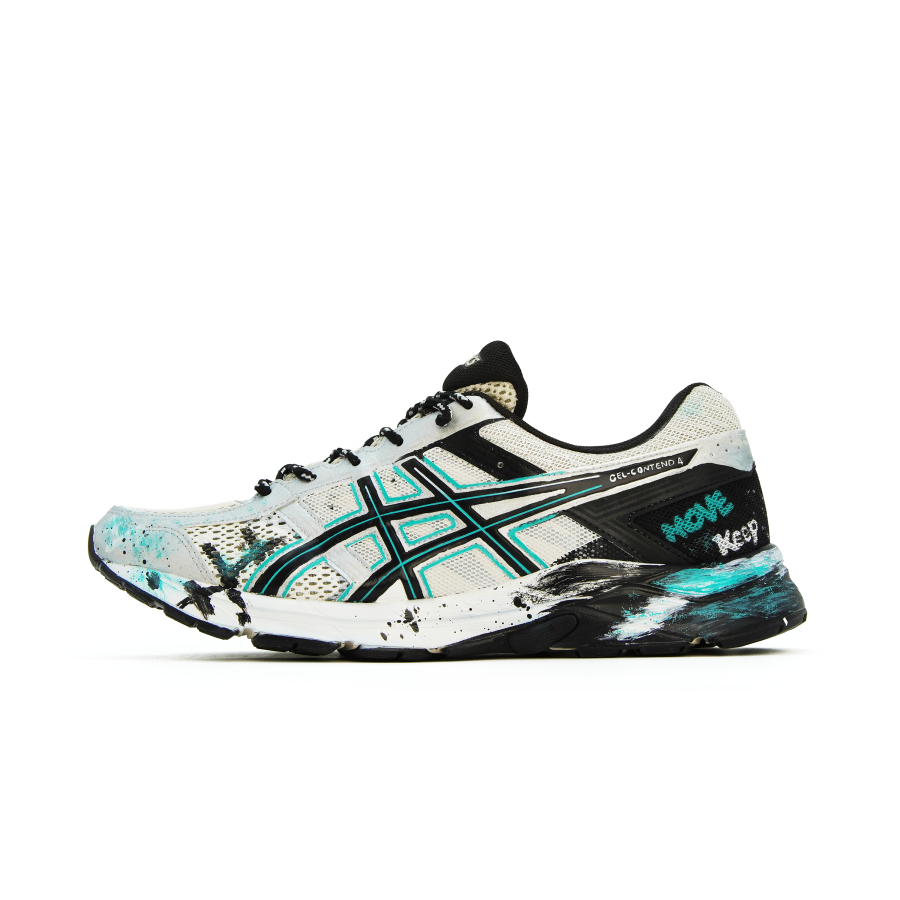ASICS Gel Contend 4 Running Shoes Men's Low Top Green
