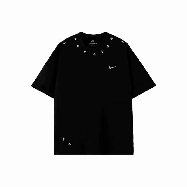 Nike Nike Sportswear Metro T Shirts Unisex Black Crew Neck Moderate Straight Fit