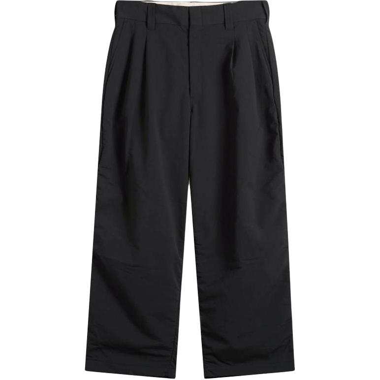 Nanamica Casual Pants Men's Black Moderate Straight Fit Pants