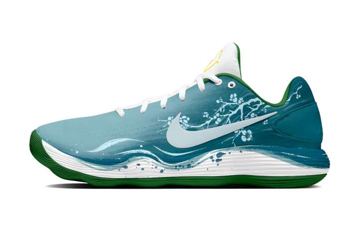 Nike Nike Hyperdunk 2017 Basketball Shoes Men's Low Top Cyan/Light Blue/White