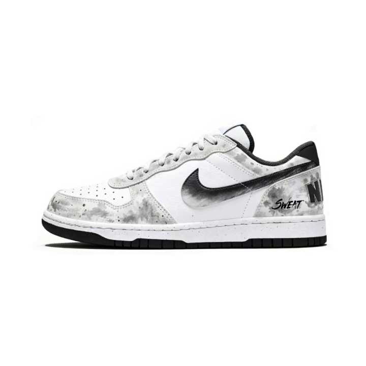 Nike Nike Big Skateboard Shoes Men's Low Top Gray