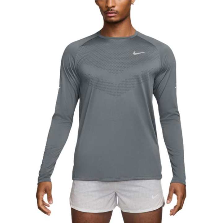 Nike Nike Dri FIT ADV Running T Shirts Unisex Gray