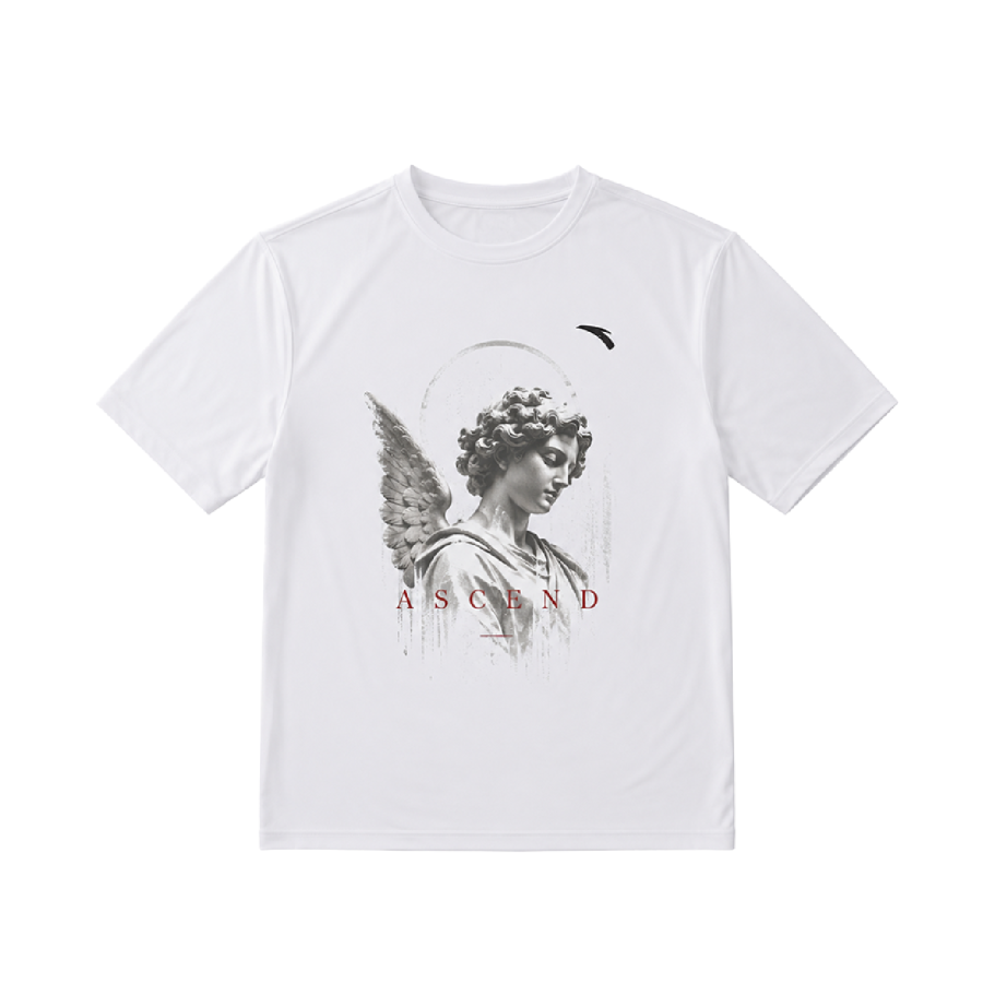 ANTA T Shirts Men's White Crew Neck