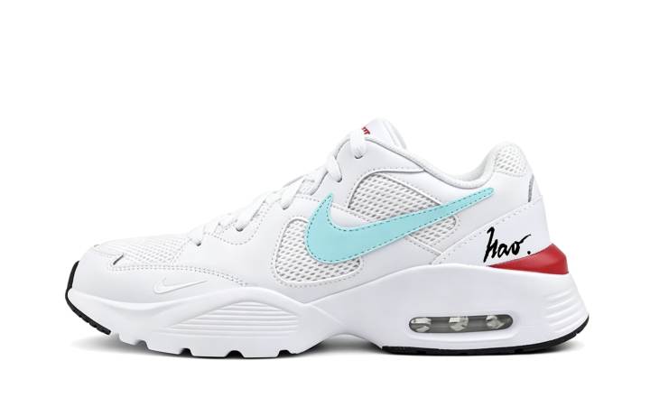 Nike Nike Air Max Fusion Running Shoes Unisex Low Top White, Red, Blue, & Black