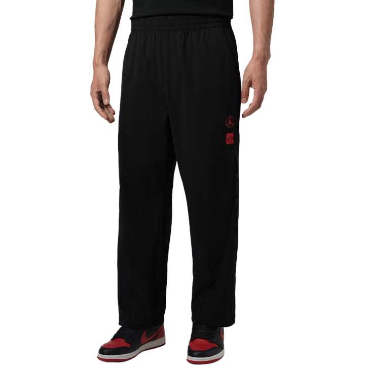 Jordan Jordan Sport Casual Pants Men's Black/Black/Black/University Red Moderate