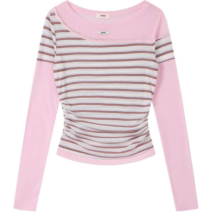 Kirsh T Shirts Women's Crew Neck Thin