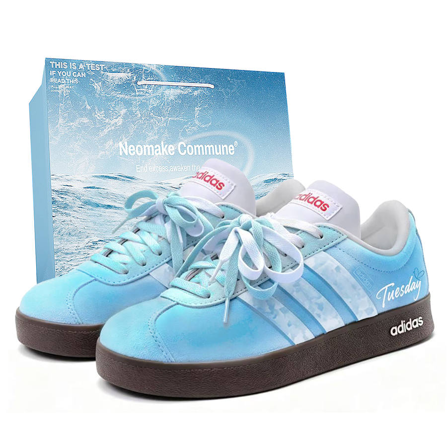 Adidas Adidas VL COURT 2.0 German Army Trainers Women's Low Top Blue