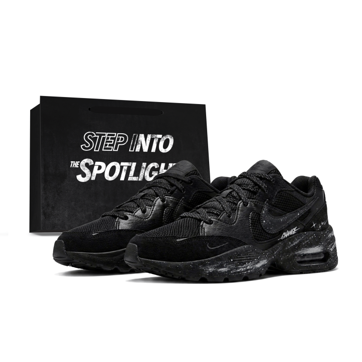 Nike Nike Air Max Fusion Running Shoes Unisex Low Top Black Gray